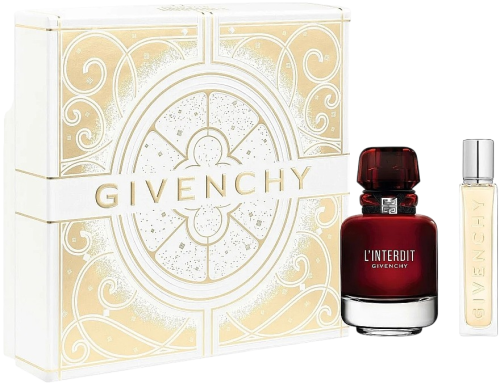 givenchy l'interdit rouge woda perfumowana 50 ml  tester zestaw  