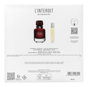 PerfumeriaErbelGivenchyL'InterditRougeEDPZestawUpominkowyPrezentDlaKobiety