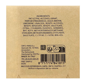 PerumeriaErbelOrtoParisiBergamaskParfumSamplePróbkaPerfumNiszowychUnisex