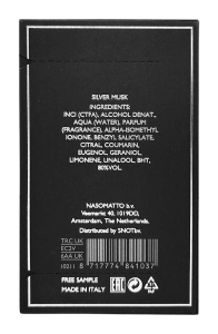 PerumeriaErbelNasomattoSilverMuskEXTSamplePróbkaPerfumNiszowychUnisex