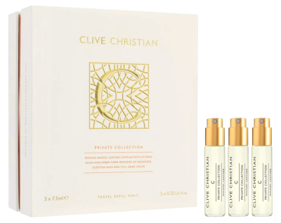 PerfumeriaErbelCliveChristianPrivateCollectionCWoodyLeatherIntenseOudhMasculineTravelRefillDlaSetDlaNiszaPrezent