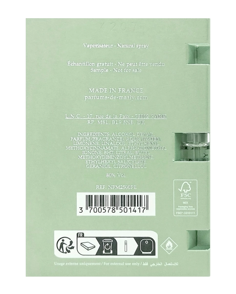 PerumeriaErbelParfumsdeMarlyGreenleyEDPSamplePróbkaPerfumNiszowychUnisex