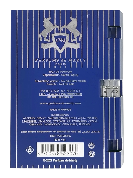 PerumeriaErbelParfumsdeMarlyPercivalEDPSamplePróbkaPerfumNiszowychUnisexMężczyzna