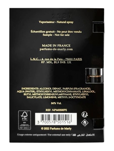 PerumeriaErbelParfumsdeMarlyGodolphinEDPSamplePróbkaPerfumNiszowychUnisexMężczyzna