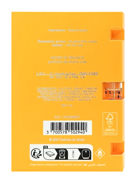 PerumeriaErbelParfumsdeMarlyPerseusEDPSamplePróbkaPerfumNiszowychUnisexMężczyzna