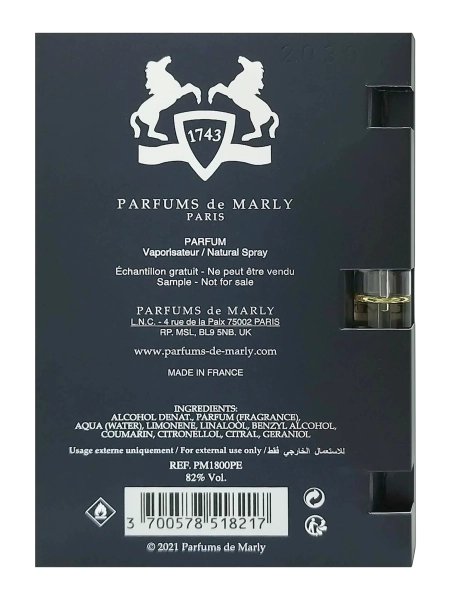 PerumeriaErbelParfumsdeMarlyLaytonExclusifParfumSamplePróbkaPerfumNiszowychUnisexMężczyzna