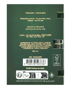 PerumeriaErbelParfumsdeMarlyHaltaneEDPSamplePróbkaPerfumNiszowychUnisexMężczyzna