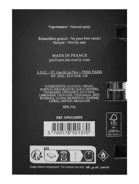 PerumeriaErbelParfumsdeMarlyOajanEDPSamplePróbkaPerfumNiszowychUnisexMężczyzna