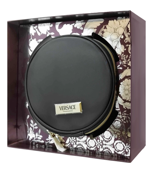 PerfumeriaErbelVersaceCrystalNoirEDP+Balsam+Żel+KosmetyczkaZestawUpominkowyDlaKobiety