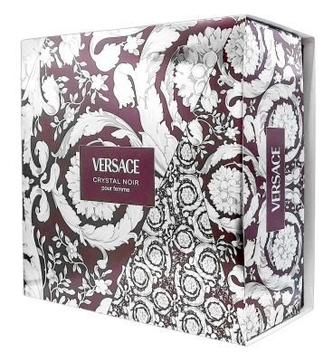 PerfumeriaErbelVersaceCrystalNoirEDP+Balsam+Żel+KosmetyczkaZestawUpominkowyDlaKobiety