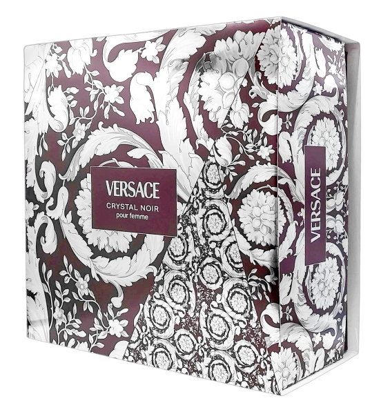 PerfumeriaErbelVersaceCrystalNoirEDP+Balsam+Żel+KosmetyczkaZestawUpominkowyDlaKobiety
