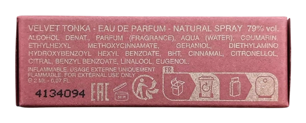 PerumeriaErbelBDKParfumsVelvetTonkaEDPSamplePróbkaPerfumNiszowychUnisex