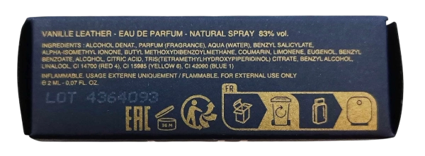PerumeriaErbelBDKParfumsVanilleLeatherEDPSamplePróbkaPerfumNiszowychUnisex
