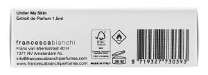 PerumeriaErbelFrancescaBianchiUnderMySkinExtraitEXTSamplePróbkaPerfumNiszowychUnisex