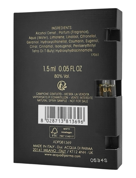 PerumeriaErbelAcquadiParmaZafferanoSamplePróbkaPerfumNiszowychUnisex