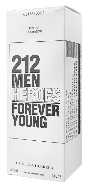 PerfumeriaErbelCarolinaHerrera212HeroesForeverYoungForMenEDTFlakonPerfumUnikatDlaMężczyzny