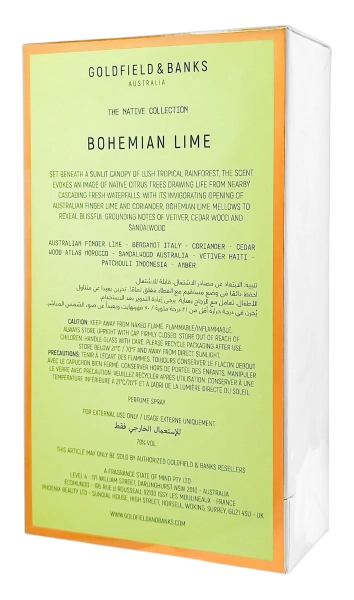 PerfumeriaErbelGoldfield&amp;BanksBohemianLimeEDPFlakonPerfumNiszowychUnisex