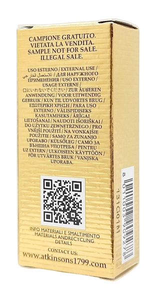 PerumeriaErbelAtkinsonsSpiceOfLondonParfumIntenseSamplePróbkaPerfumNiszowychUnisex