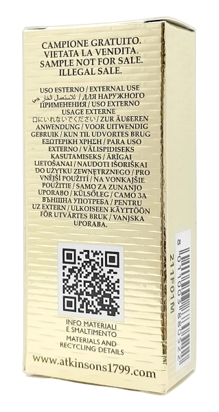 PerumeriaErbelAtkinsonsOudSaveTheKingEDPSamplePróbkaPerfumNiszowychUnisex