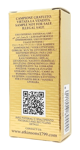 PerumeriaErbelAtkinsonsPlatinumBlendParfumIntenseSamplePróbkaPerfumNiszowychUnisex