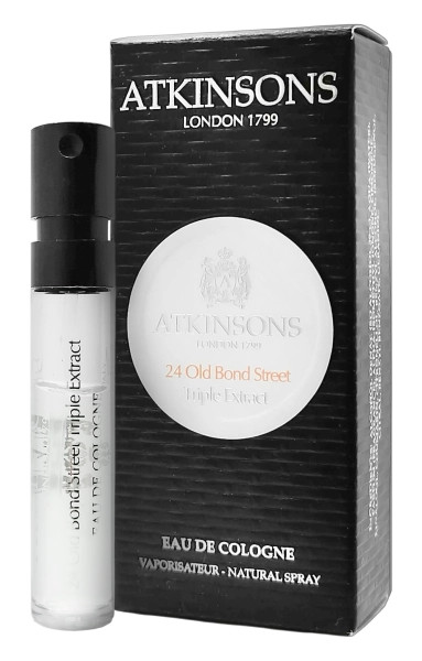 PerumeriaErbelAtkinsons24OldBondStreetTripleExtractCologneEDCSamplePróbkaPerfumNiszowychUnisex