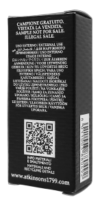PerumeriaErbelAtkinsons24OldBondStreetTripleExtractCologneEDCSamplePróbkaPerfumNiszowychUnisex