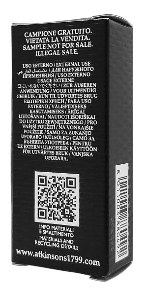 PerumeriaErbelAtkinsons24OldBondStreetTripleExtractCologneEDCSamplePróbkaPerfumNiszowychUnisex