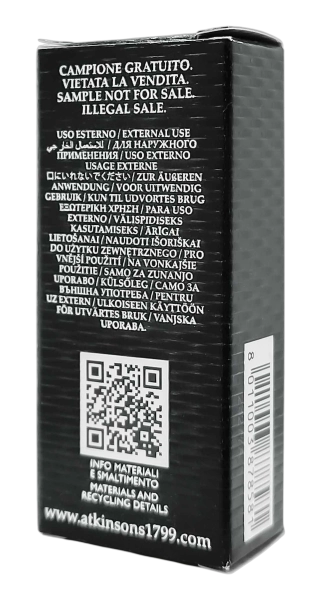 PerumeriaErbelAtkinsonsJamesEDPSamplePróbkaPerfumNiszowychMężczyzna