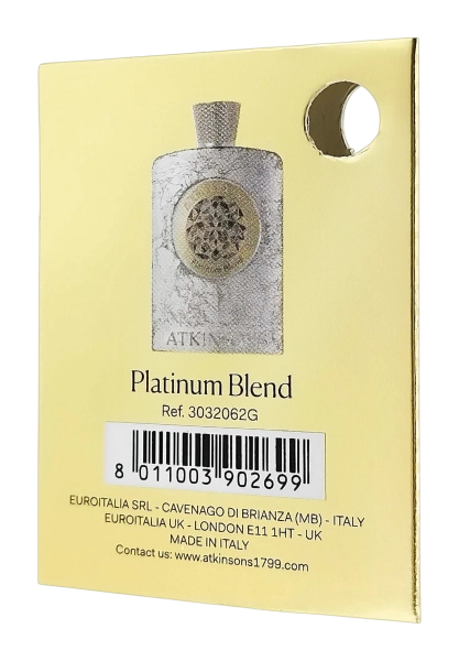 PerfumeriaErbelAtkinsonsPlatinumBlendParfumIntenseFlakonPerfumNiszowychMiniatura