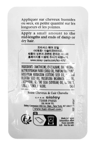 PerfumeriaErbelSisleyHairRituelPreciousHairCareOilolejpielęgnacyjnydowłosówZestawSaszetekPróbek