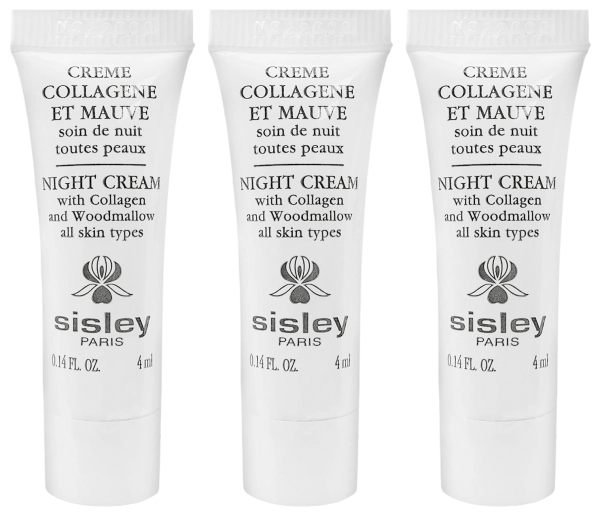 PerfumeriaErbelSisleyNightCreamwithCollagenandWoodmallowkremnanockolagenZestawTubekPróbek