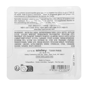 PerfumeriaErbelSisleyRestorativeFacialCreamKaritekremregenerującydotwarzyZestawSaszetekPróbek