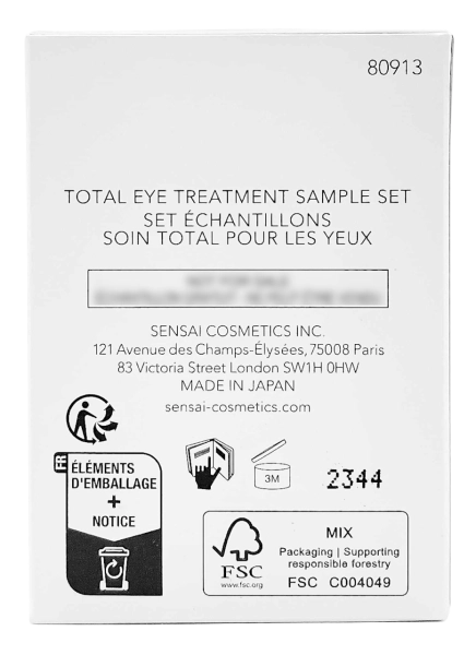 PerfumeriaErbelSensaiTotalEyeTreatmentserumpodoczy2ml+krempodoczyZestaw