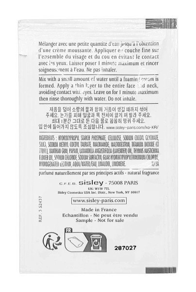 PerfumeriaErbelSisleyExfoliatingEnzymeMaskMaskaEnzymatycznadoTwarzySaszetkiZestaw