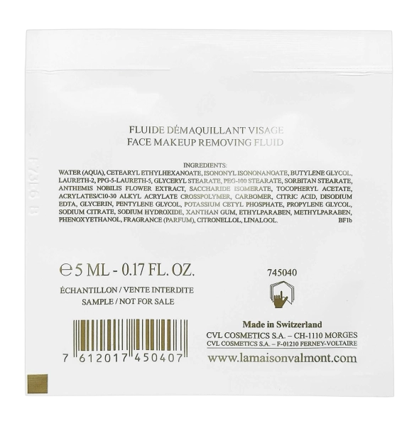 PerfumeriaErbelValmontFluidFallsMleczkodoDemakijażuTwarzyiOczuZestawSaszetek