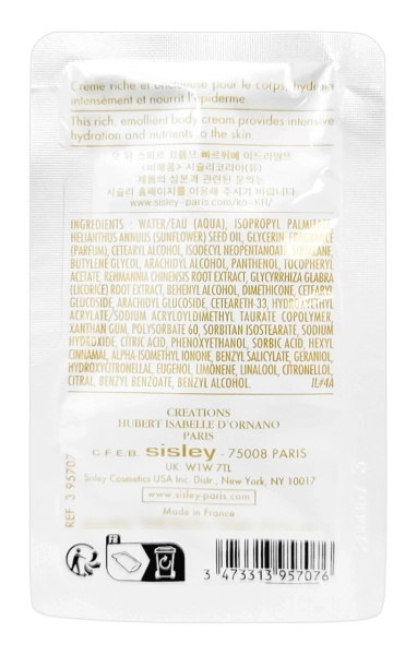 PerfumeriaErbelSisleyEauduSoirBodyCreamNawilżającyKremBalsamdoCiałaZestawSaszetekPróbek