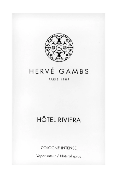 PerumeriaErbelHerveGambsParisHotelRivieraCologneIntenseSamplePróbkaPerfumUnisexNisza