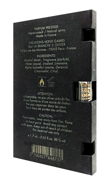 PerumeriaErbelHerveGambsParisEdenPalaceParfumPrestigeSamplePróbkaPerfumUnisexNisza