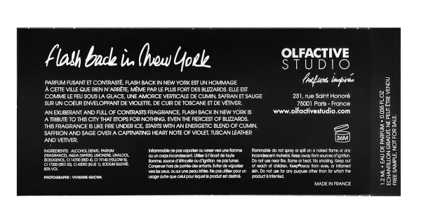 PerumeriaErbelOlfactiveStudioFlashBackInNewYorkEDPSamplePróbkaPerfum