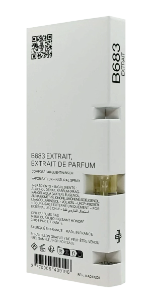 PerumeriaErbelMarcAntoineBarroisB683EXTSamplePróbkaPerfum