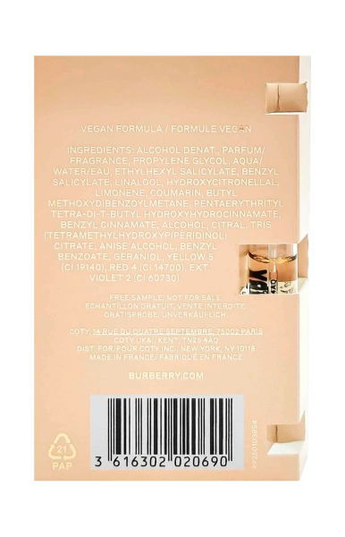 PerumeriaErbelBurberryGoddessEDPSamplePróbkaPerfum