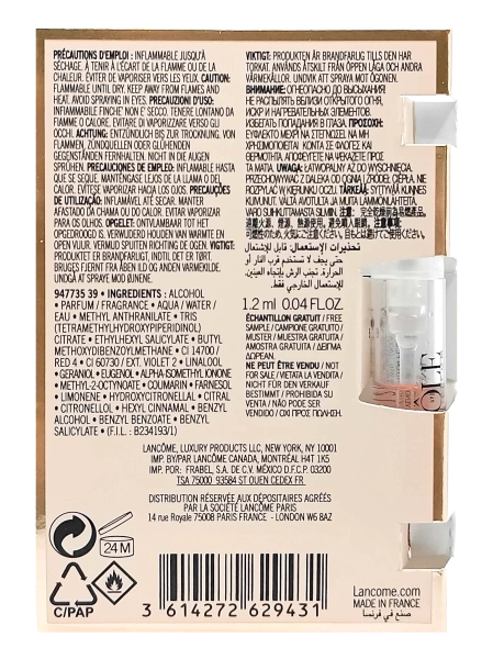PerumeriaErbelLancomeIdoleLeParfumEDPSamplePróbkaPerfum