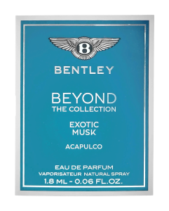 PerumeriaErbelBentleyBeyondTheCollectionExoticMuskEDPSamplePróbkaPerfum