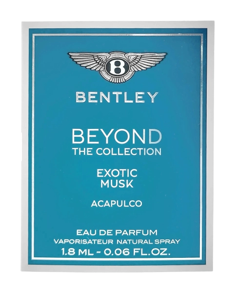 PerumeriaErbelBentleyBeyondTheCollectionExoticMuskEDPSamplePróbkaPerfum