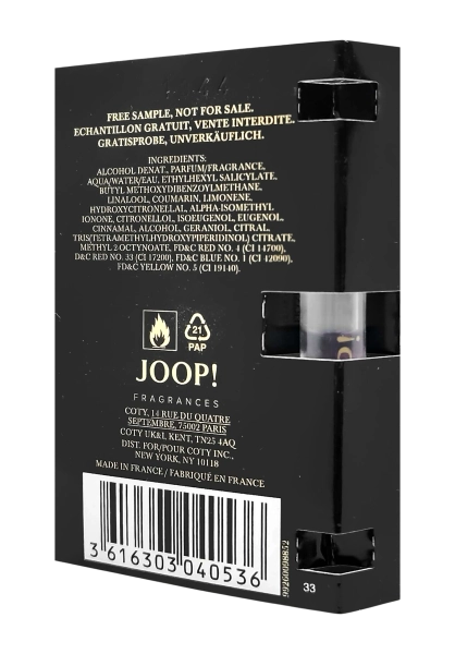 PerumeriaErbelJoop!HommeLeParfumSamplePróbkaPerfum