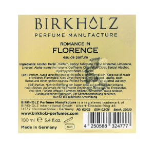 PerfumeriaErbelBirkholzRomanceInFlorenceEDPFlakonPerfumNiszowych
