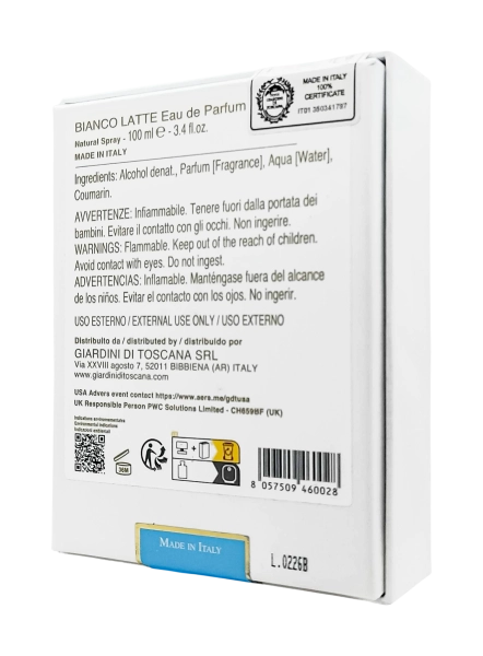 PerfumeriaErbelGiardiniDiToscanaBiancoLatteEDPFlakonPerfumNiszowych