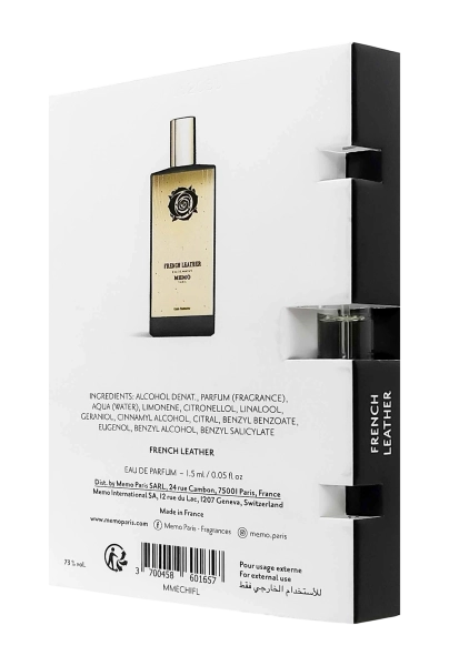 PerumeriaErbelMemoParisFrenchLeatherEDPSamplePróbkaPerfum