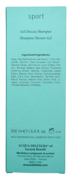 AcquaDellElbaSportGelPerfumowanyŻelPodPysznicPerfumeriaErbel