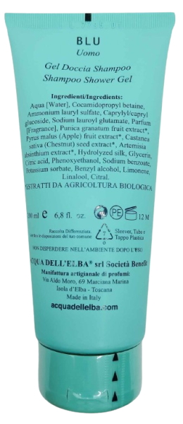 AcquaDellElbaBluUomoGelPerfumowanyŻelPodPrysznicPerfumeriaErbel